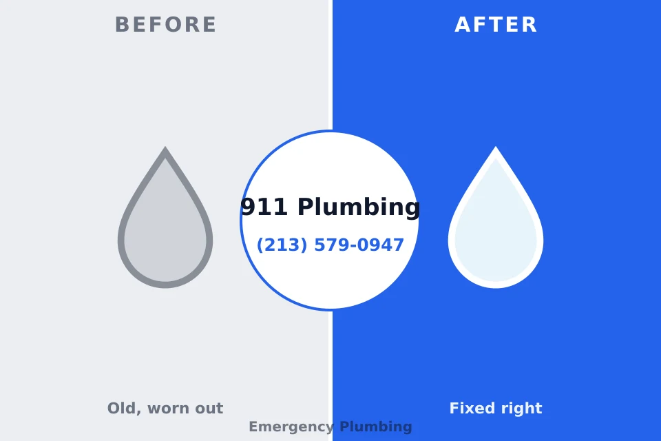Before and after: plumbing company Jesup, IA